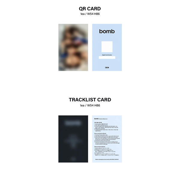 bomb (Weverse Albums ver.) — zdjęcie