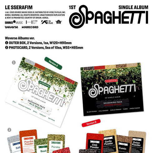 SPAGHETTI (Weverse Albums ver.) — zdjęcie