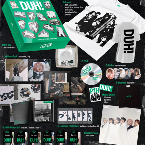 P1Harmony – DUH! (Plain White T Ver.) — zdjęcie