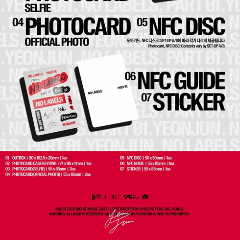 No Labels, Part 1 (Photocard Case Ver.) — zdjęcie