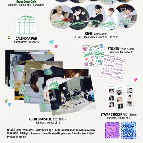 ZEROBASEONE – Never Say Never (DIGIPACK Ver.) — zdjęcie