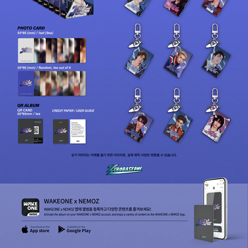 ZEROBASEONE – Never Say Never (LENTICULAR KEYRING Ver.) — zdjęcie