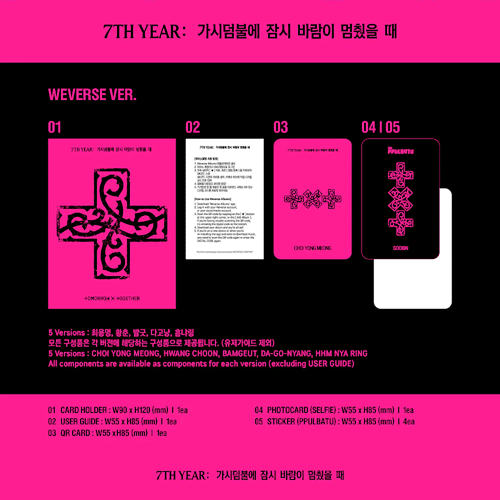 7TH YEAR: A Moment of Stillness in the Thorns (PPULBATU ver.)(Weverse Albums ver.) — zdjęcie